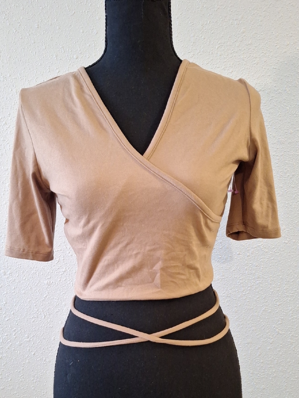 Streetwear Society Camel Wrap Crop Top